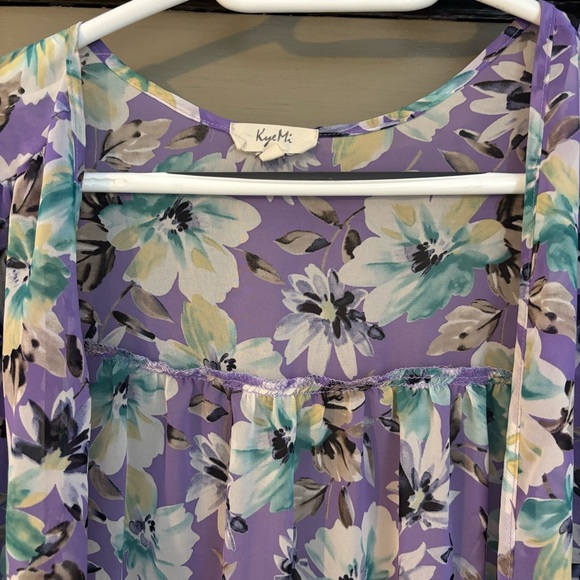 Floral Purple Cardigan - Picture 5 of 7